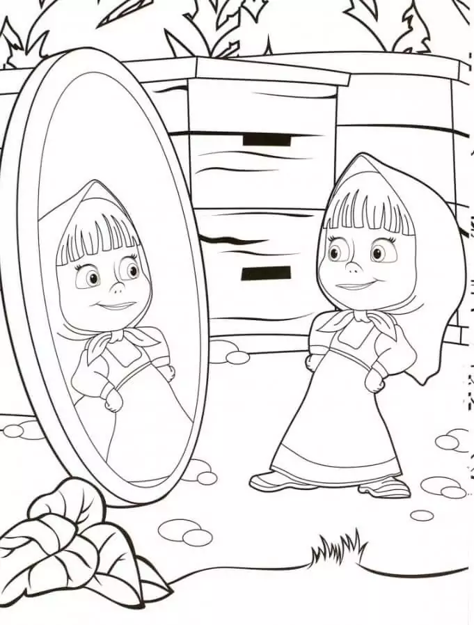 Masha in Mirror