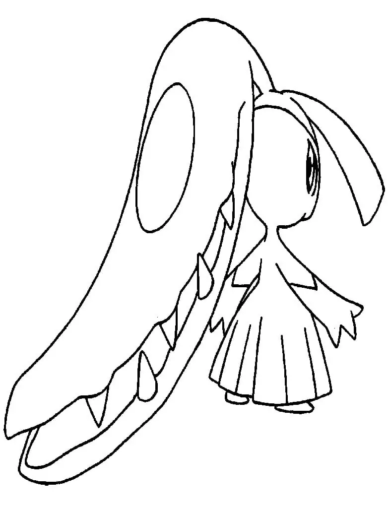 Mawile Pokemon 3 coloring page