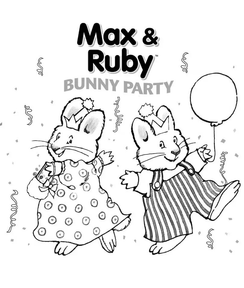 Printable Max And Ruby Coloring Pages 2025 Printable Max And Ruby Coloring Pages 2025