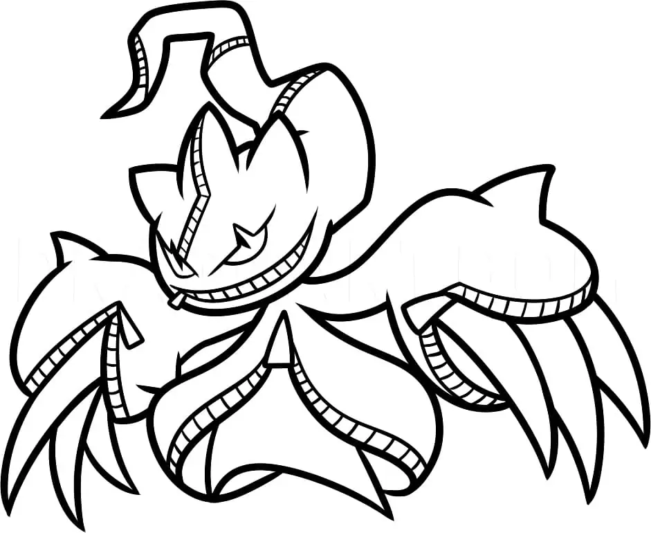 Banette Coloring Page