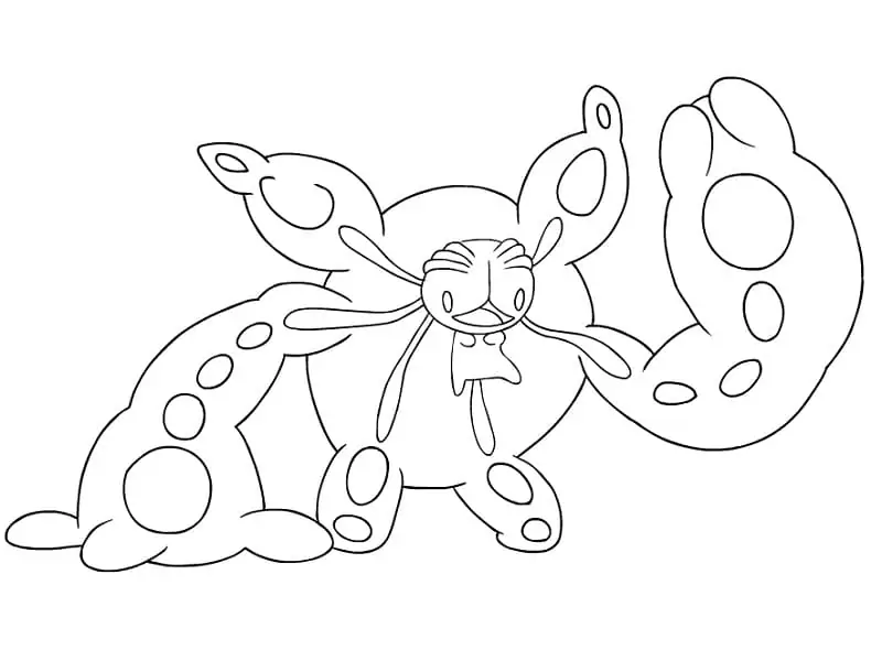 reuniclus coloring page easy pokemon