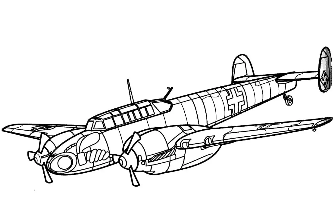 Messerschmitt Bf 110 Flugzeug