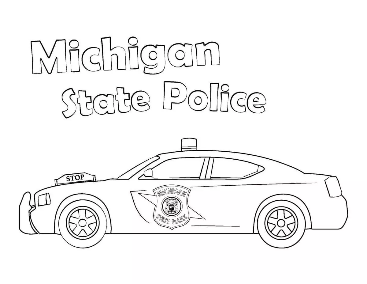 Michigan State Police Car