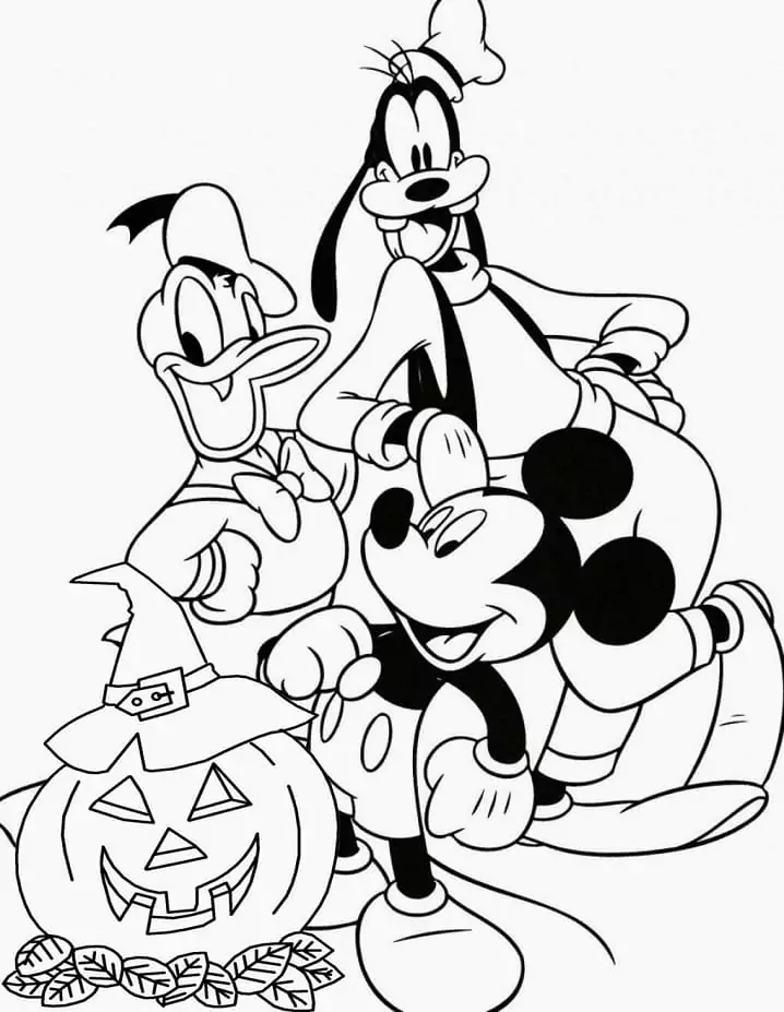 Mickey and Friends on Halloween