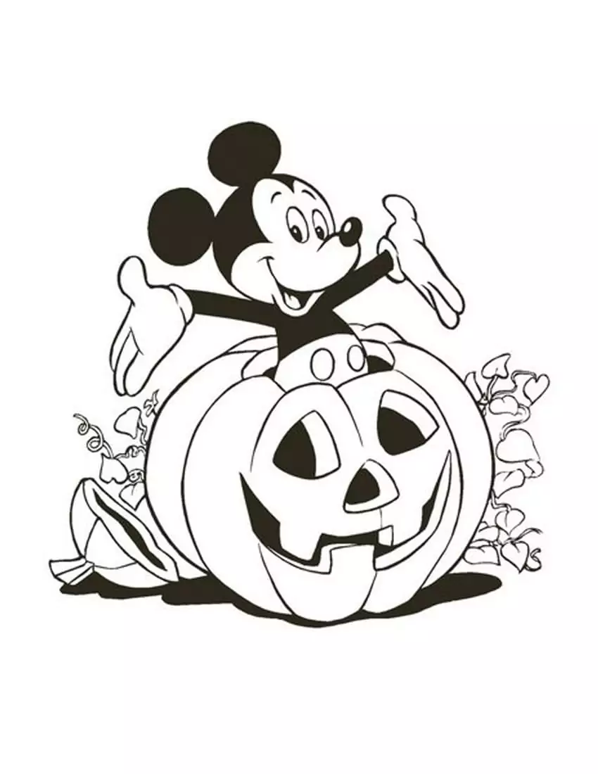 Mickey in Pumpkin
