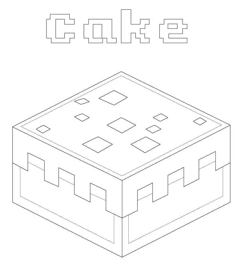 Minecraft-Kuchen