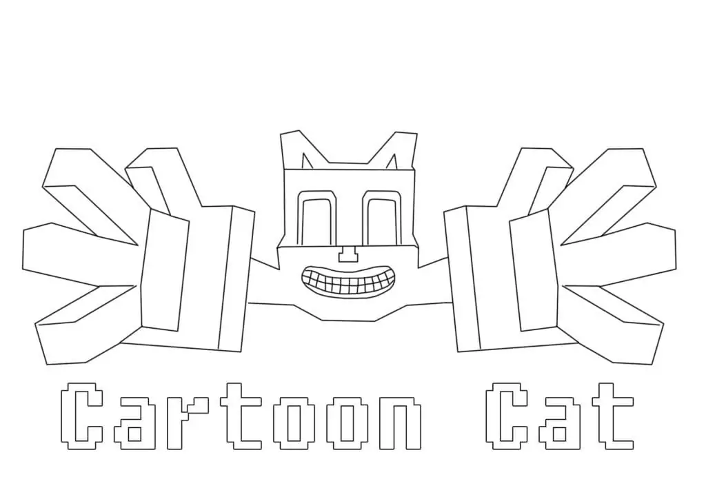 Minecraft Cartoon Cat