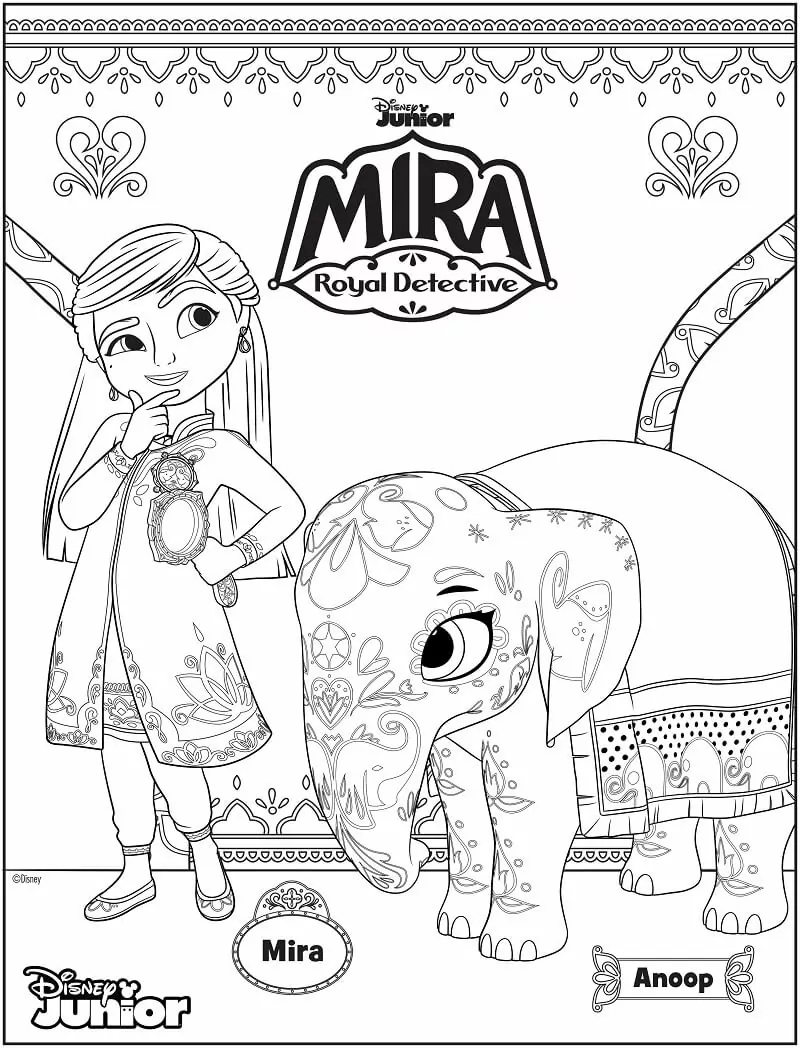 Mira and Anoop from Mira, Royal Detective