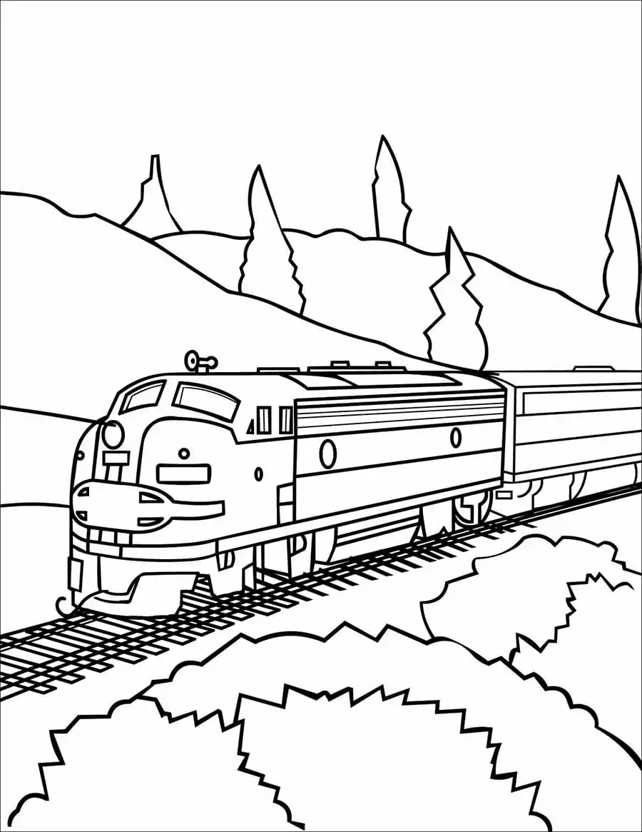 Moderner Zug
