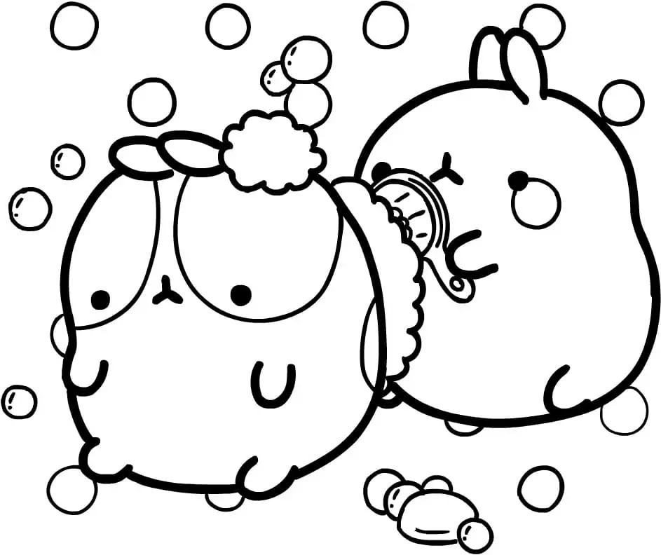 Molang and Friend
