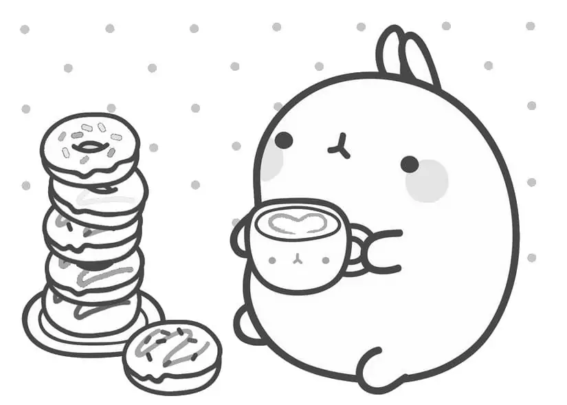 Molang's Snack Time
