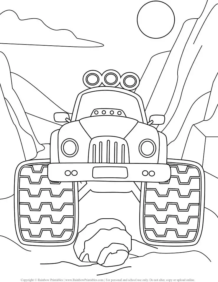 Monster Truck Wüste