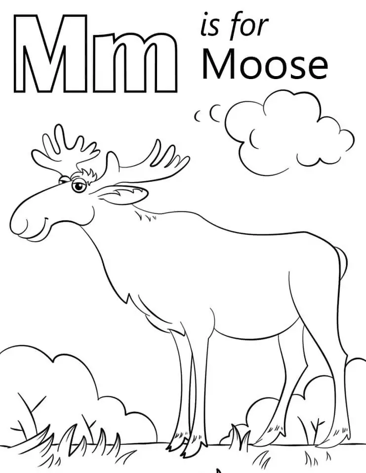 Moose Letter M