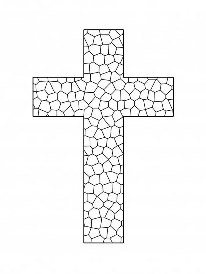 Mosaik-Kreuz