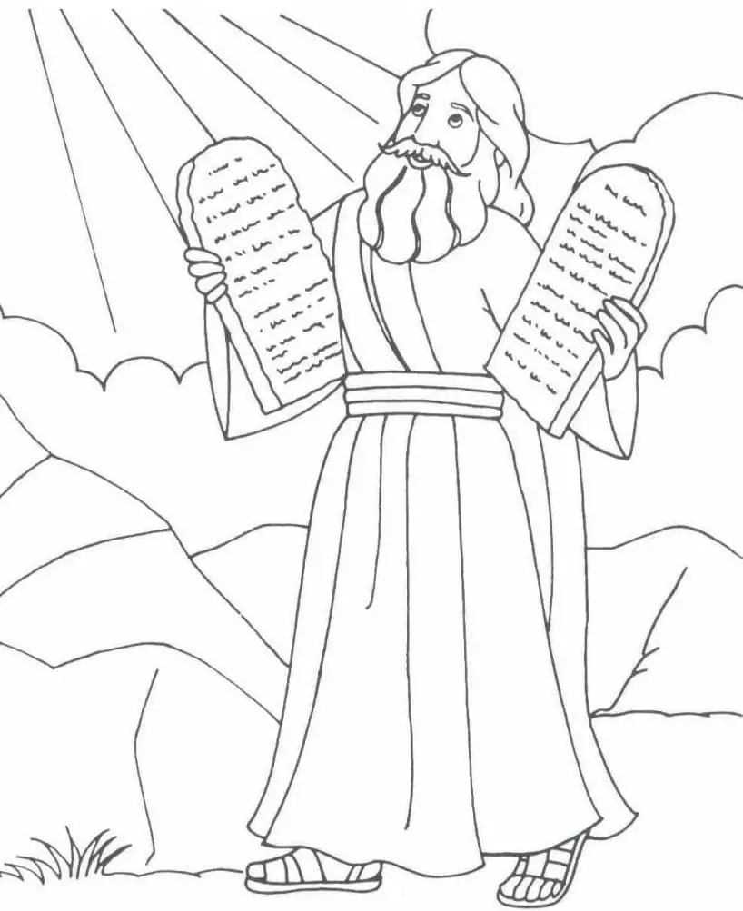 Moses Printable