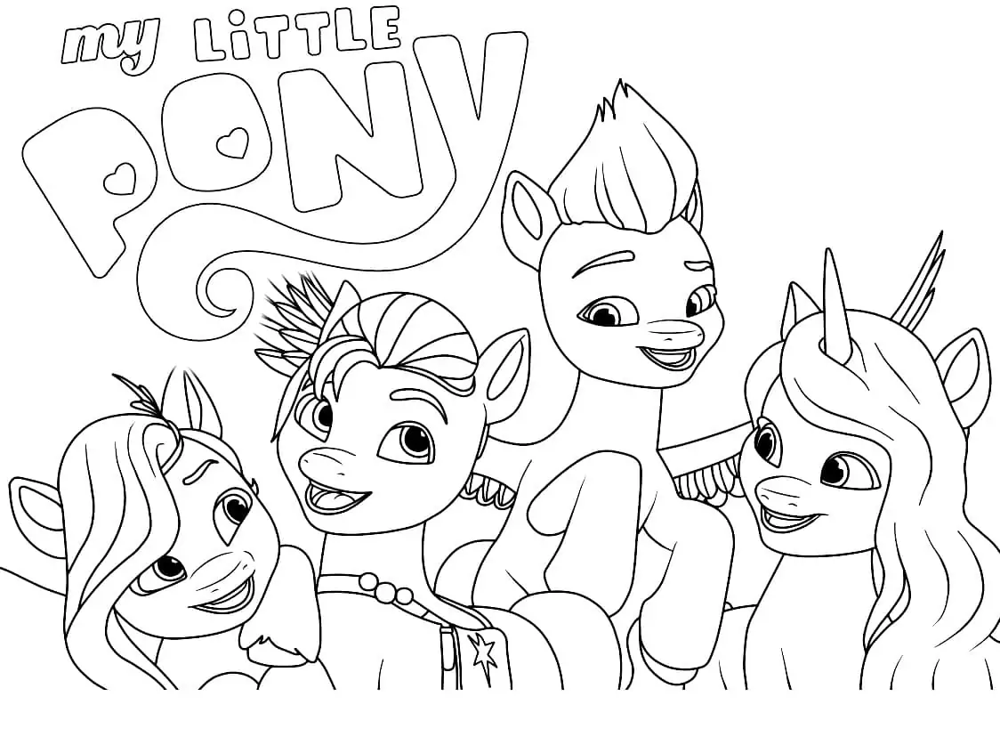 My Little Pony A New Generation to Color