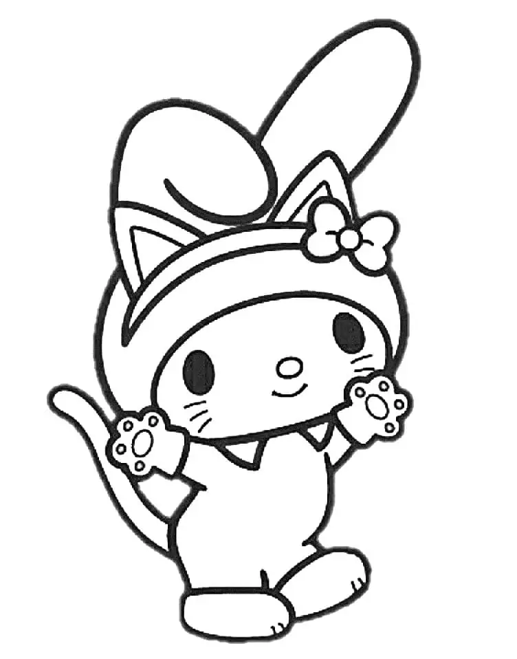 28+ Kuromi And My Melody Coloring Page