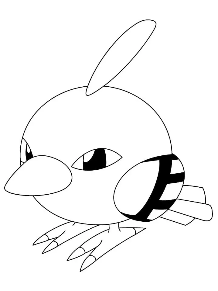 natu coloring page transparent png pokemon