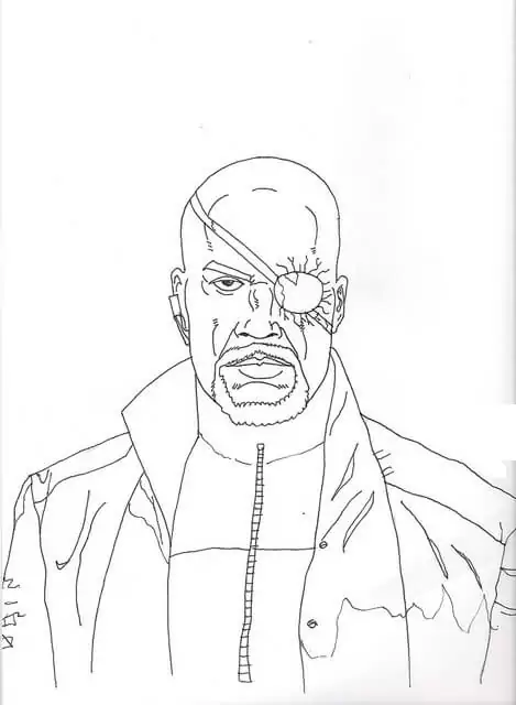 Nick Fury’s Face