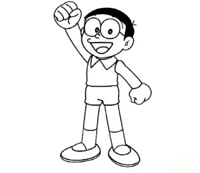 Nobita is confident