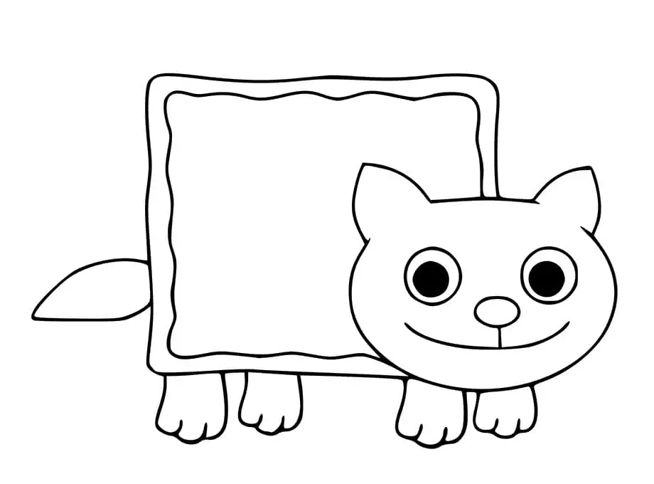 Nyan Cat - Coloring Pages