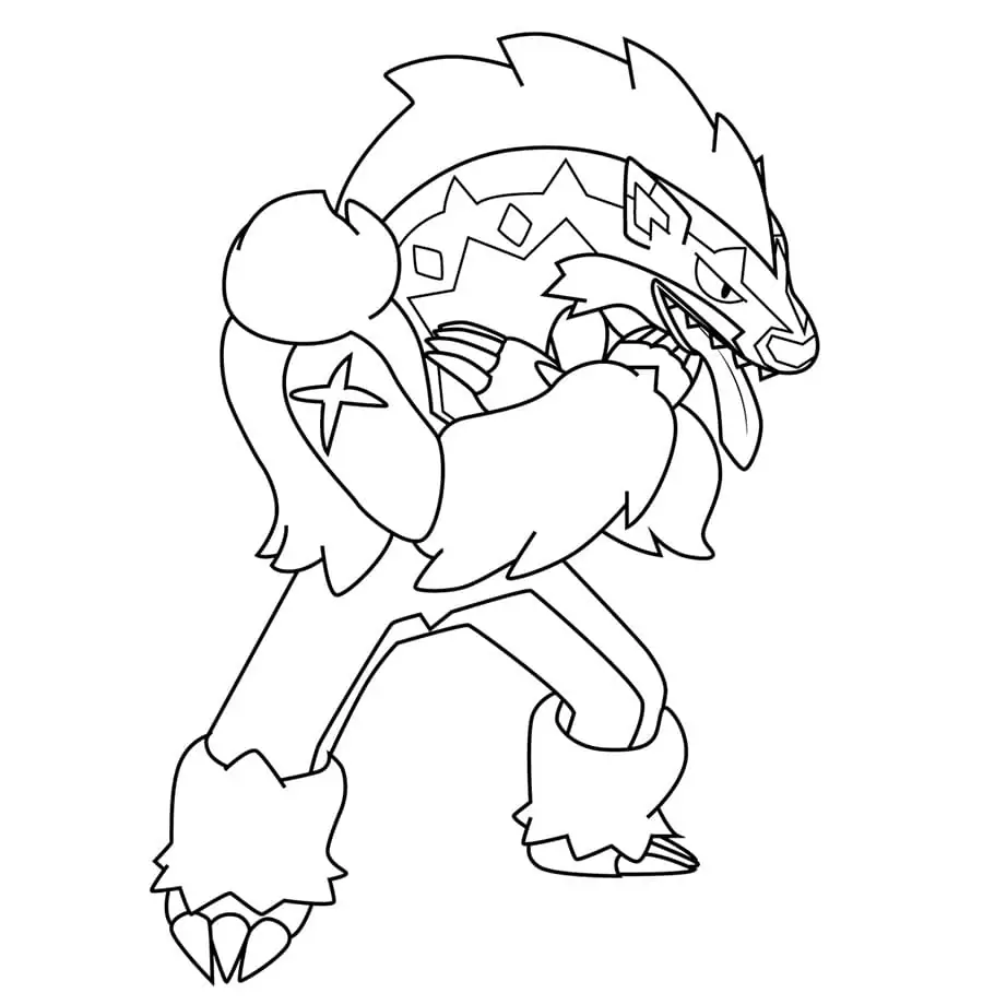 Obstagoon - Coloring Pages