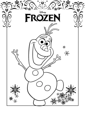 Olaf eingefroren