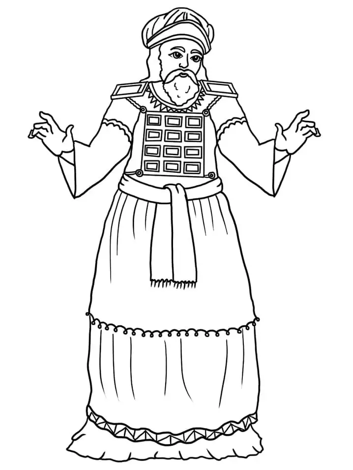 Old Testament Priest Coloring Page - Free Printable Coloring Pages for Kids