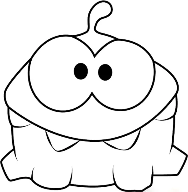 Om Nom 8 Coloring Page - Free Printable Coloring Pages for Kids
