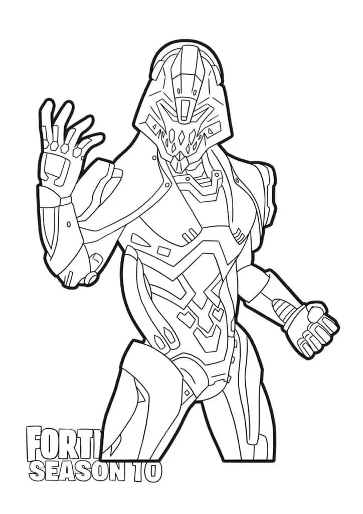 Oppressor from Fortnite Coloring Page - Free Printable Coloring Pages ...