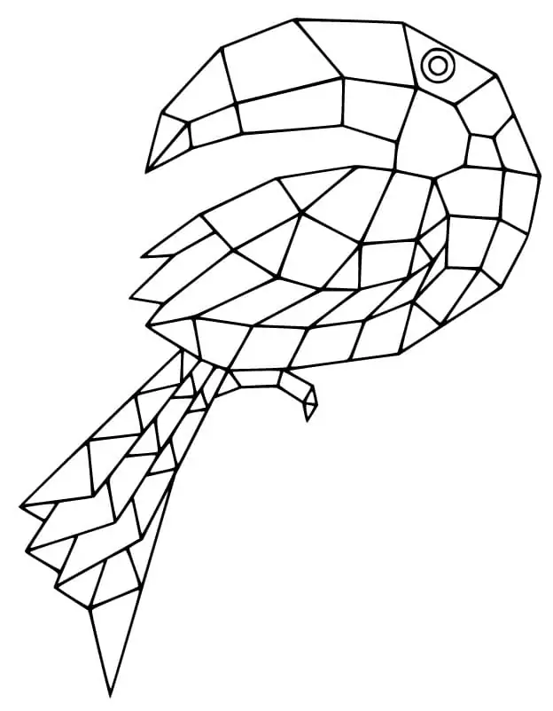 Origami Hornbill