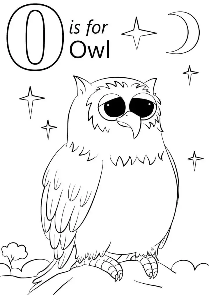 Owl Letter O