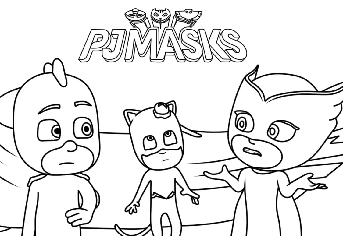 PJ Masks Malvorlagen - Kostenlose druckbare Malvorlagen für Kinder