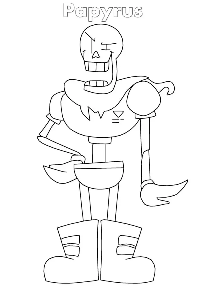 Papyrus from Undertale