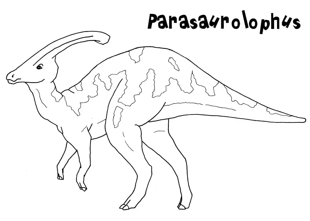 Parasaurolophus Walking