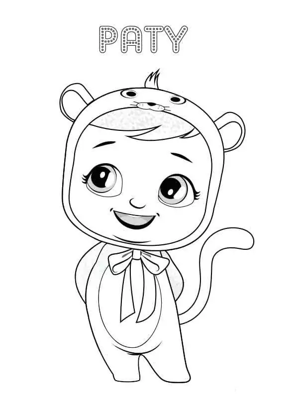 Paty Cry Babie - Coloring Pages