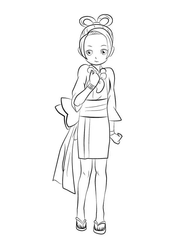 Yanni Yogi from Ace Attorney Coloring Page - Free Printable Coloring ...