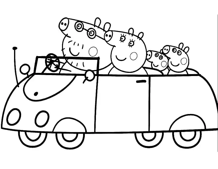 Peppa Pig Family on Vacation