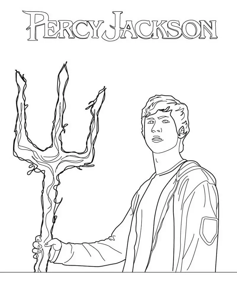 Percy Jackson with Trident