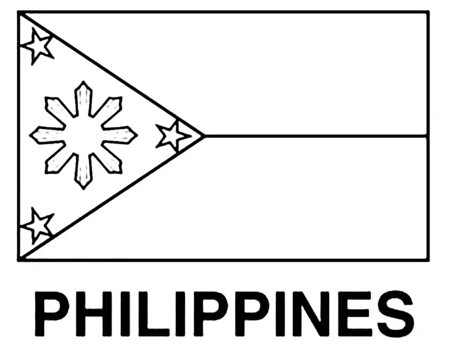 Philippinen Flagge 3