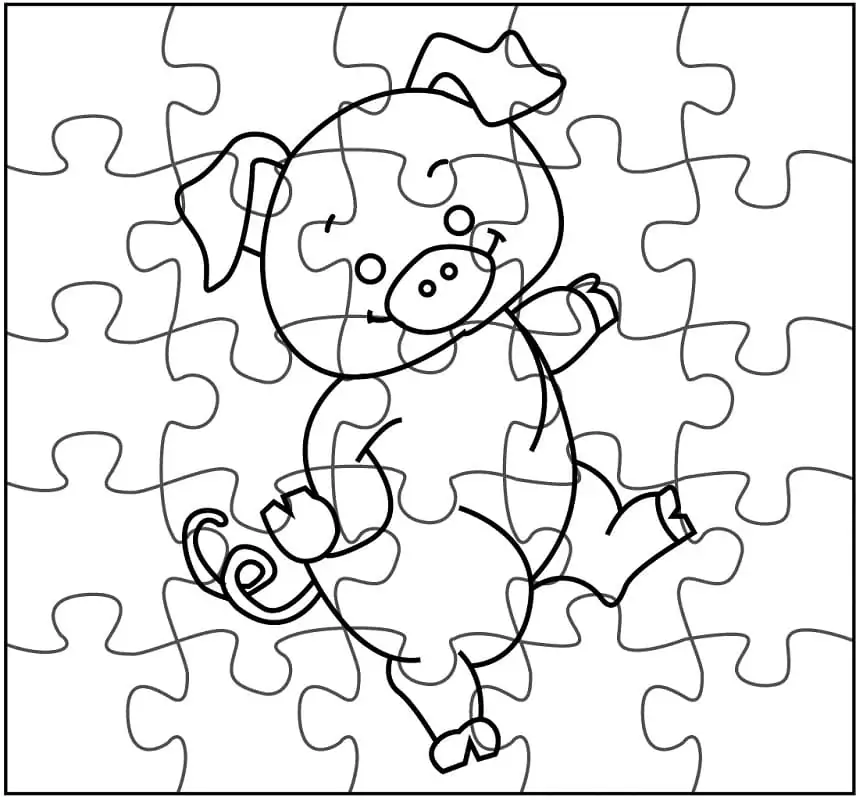 Pig Jigsaw Puzzle