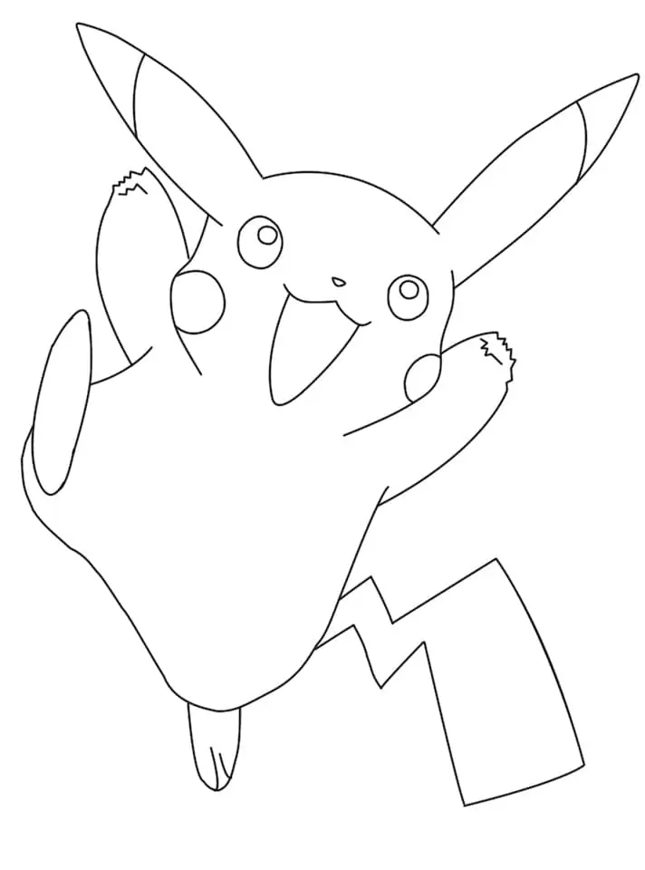 Pikachu Jumping