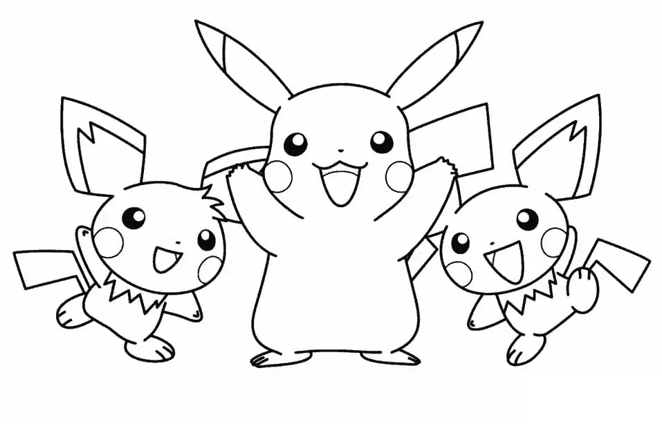 Pikachu and Friends