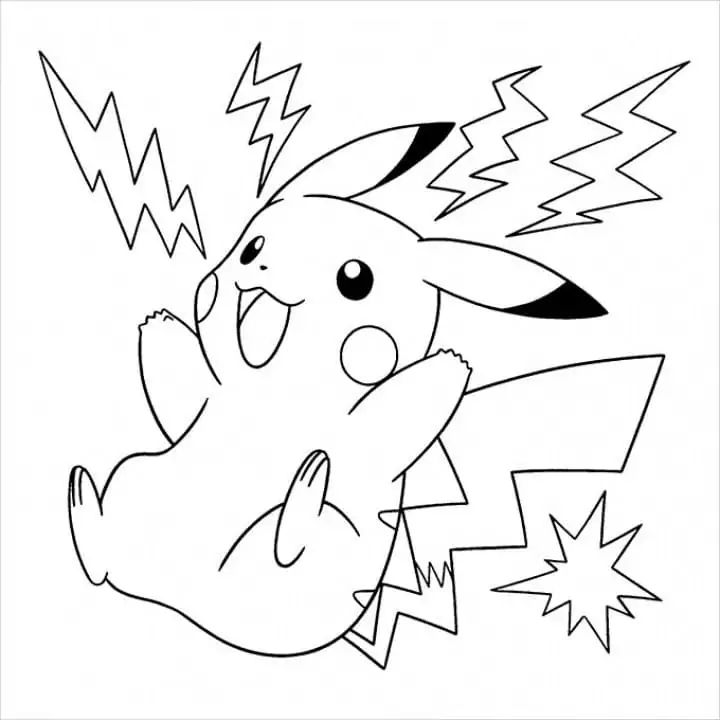 Pikachu with Lightning