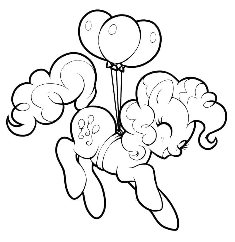 Pinkie Pie with Balloons