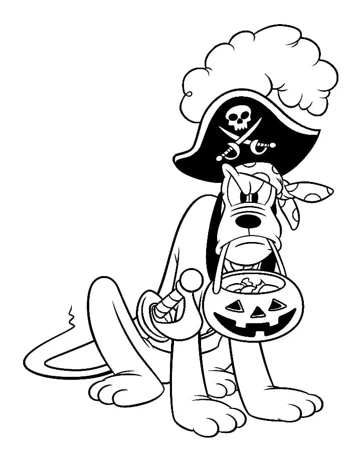 Pirate Pluto on Hallween