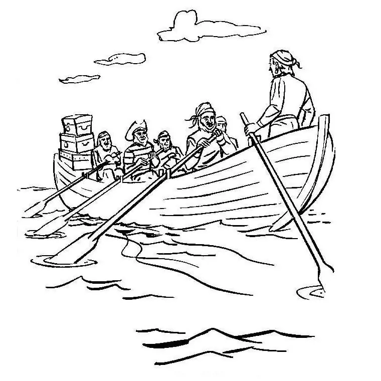 Pirates Rowing