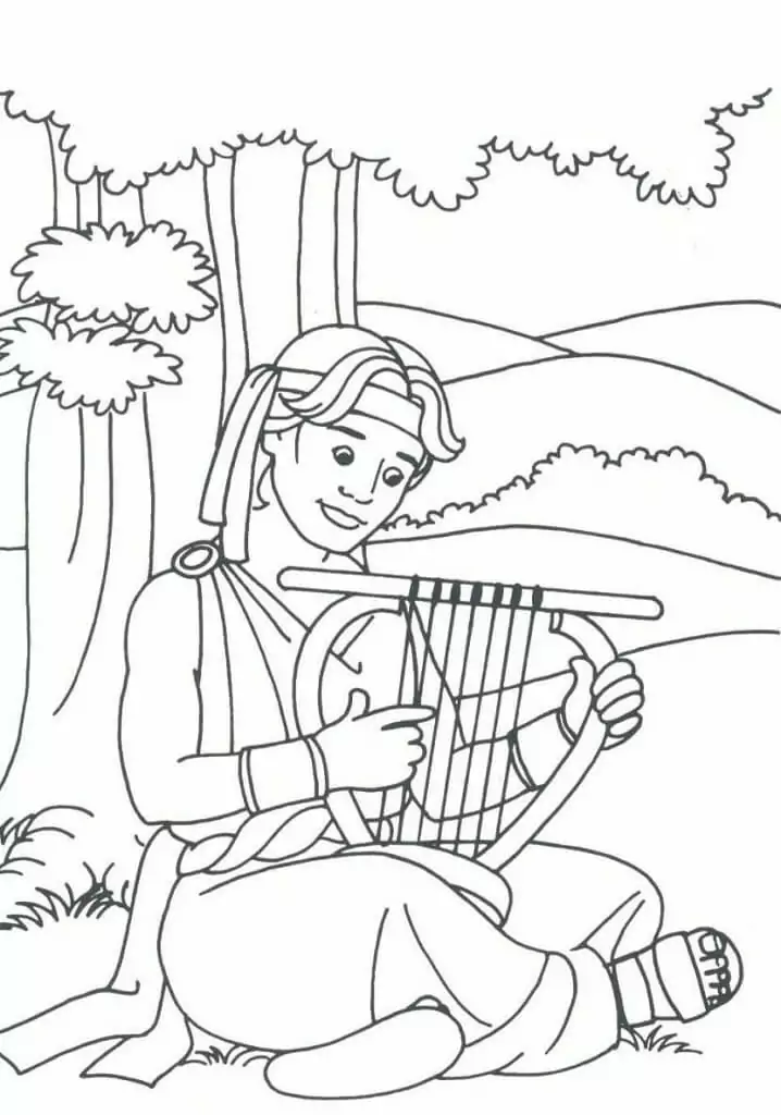Playing Harp 3