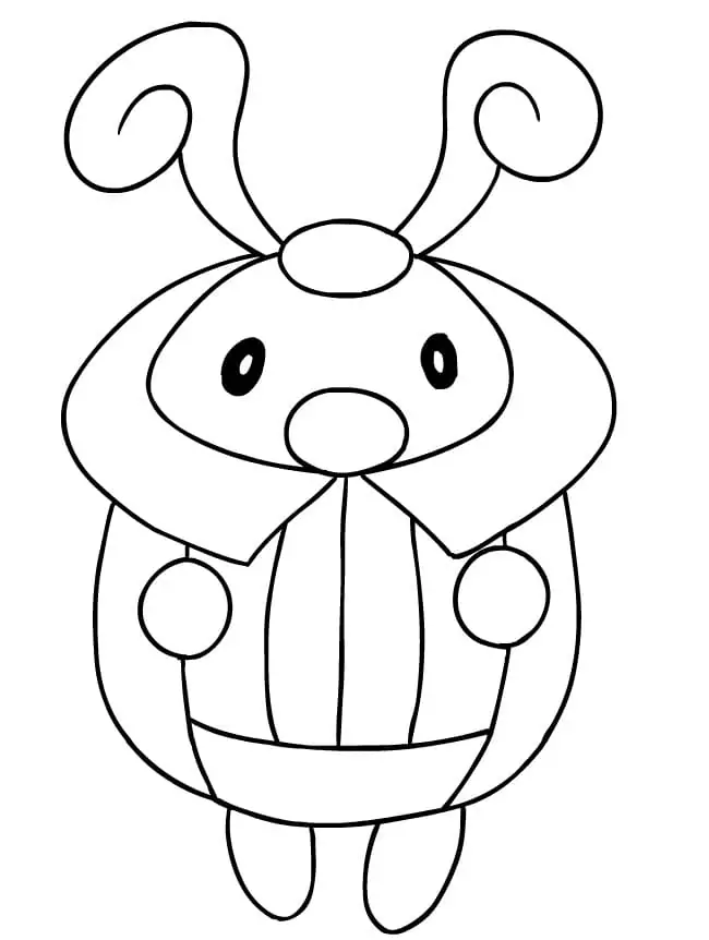 kricketot coloring page online pokemon