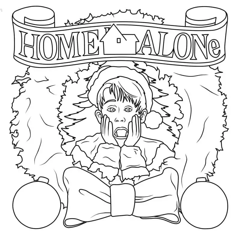 Movie Home Alone Coloring Page Free Printable Coloring Pages for Kids